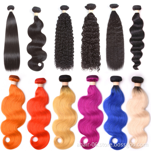 online wholesale shop fashion good price blue ombre hair virgin chinese hair double drawn